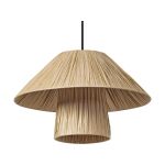 Ledvance Decor Bamboo Papier/Stahl Hut 400 Braun | Geeignet für E27