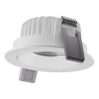 Ledvance Led-Spot Adjust Aluminium Weiß 8W 680lm 36D - 930 Warmweiß | Ausschnitt 83mm - IP20 - Höchste Farbwiedergabe - Dimmbar
