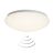 Brilliant Fakir Mur et Plafonnier Métal Plastique Blanc 10W 1300lm - 830 Blanc Chaud | 320mm