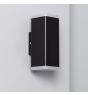 Applique murale montage en surface Bulkhead LED Miseno Eclaraige double face SMD2835 12W 500lm 3000K IP54 Noir