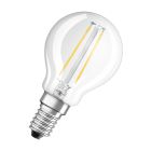 Osram Classic LED E14 Boule Filament Claire 1.5W 136lm - 827  | Remplacement 15W
