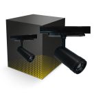 Spot LED Sur Rail Noir Zoomable 30W 3000lm 15-60D - 927-930-940 CCT